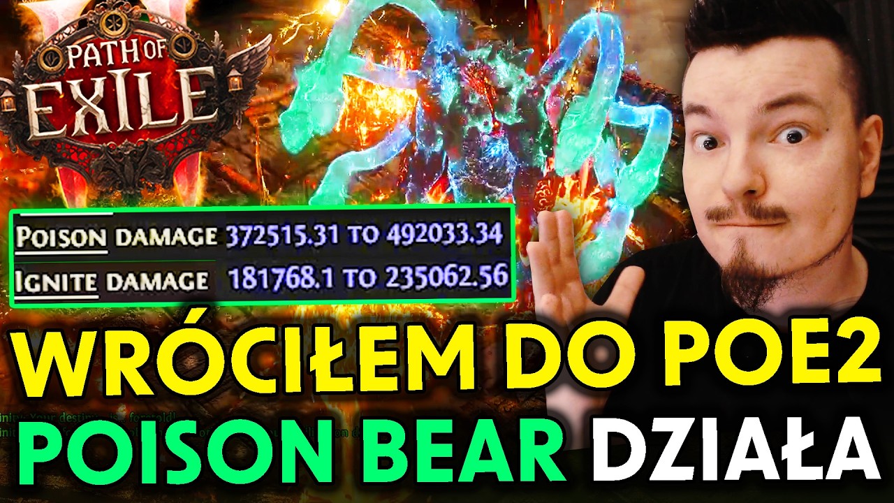 I'm back to Path of Exile 2 - Poison Bear ACTUALLY works even on 200% DELI MAPS