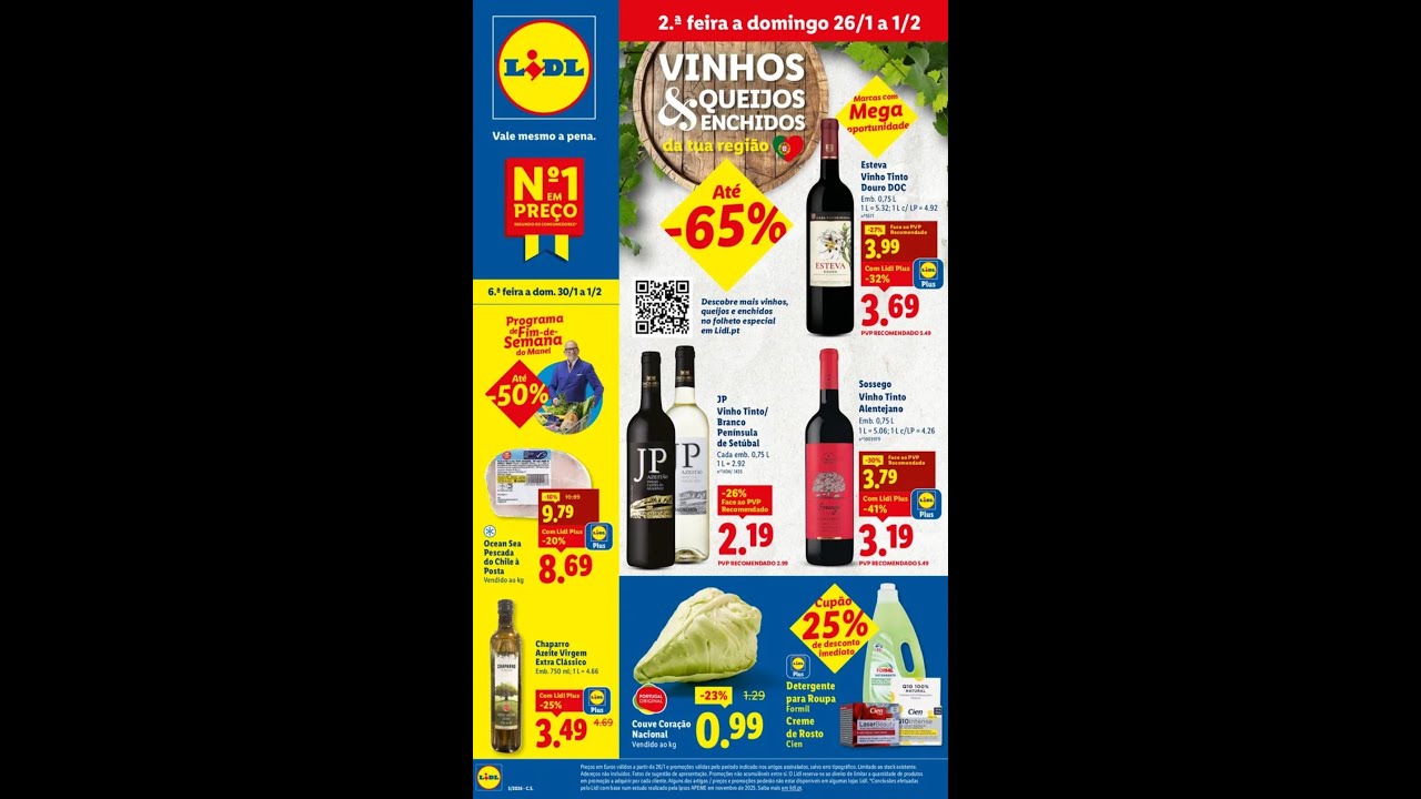 LIDL Promocoes a partir  26.01 - 01.02.2026