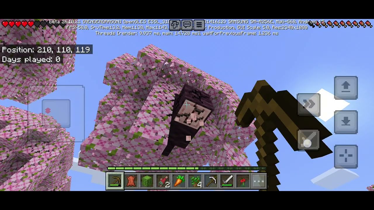 First day at minecraft