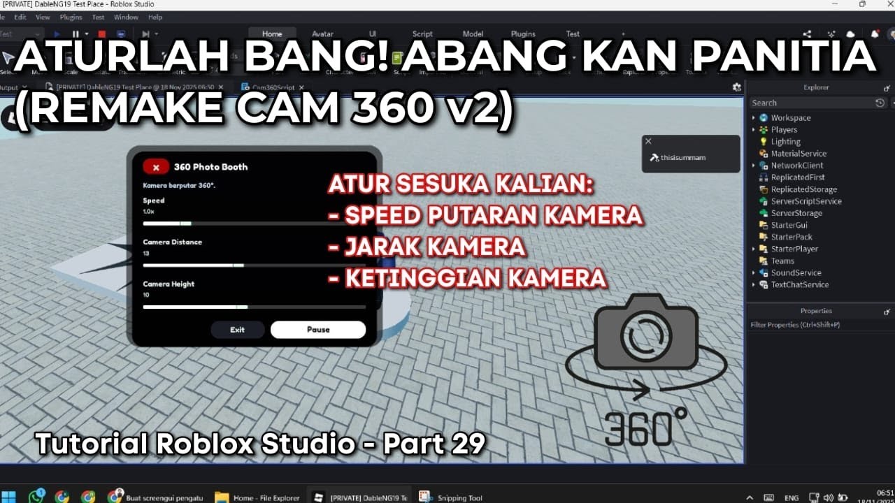 ATURLAH BANG! ABANG KAN PANITIA (REMAKE CAM 360 v2) | Part 29: Kamera 360 2.0