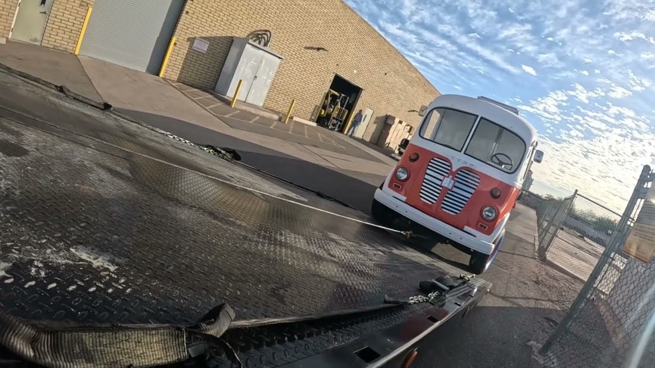 1961 International Metro Burger Van gets some new glass