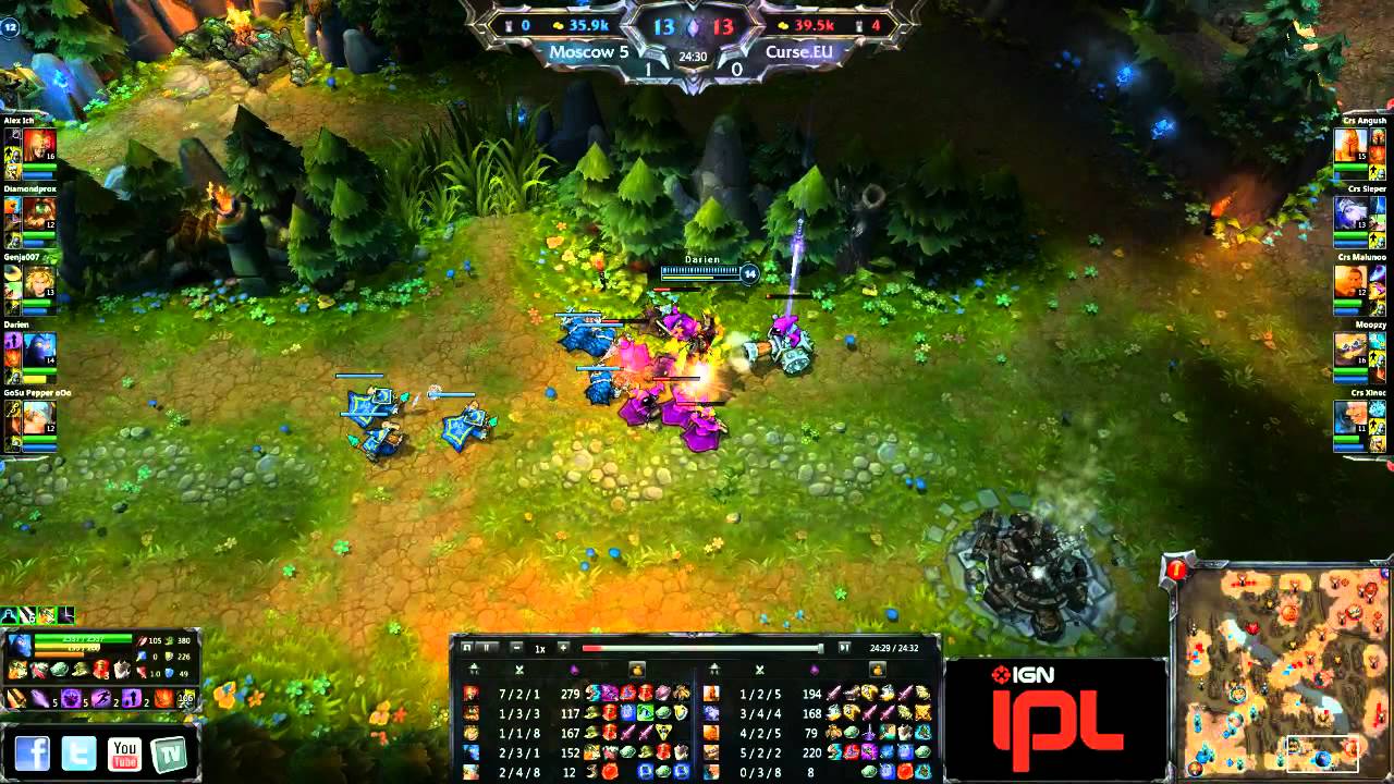 Moscow Five vs Curse.EU - Game 2 - IPL Elites EU Cycle 1 - League of Legends