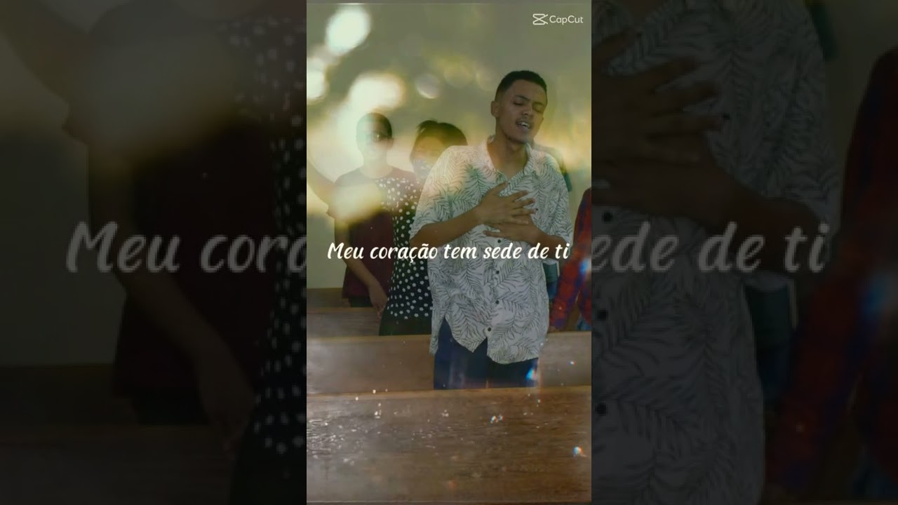 Meu cora&ccedil;&atilde;o tem sede de ti senhor!