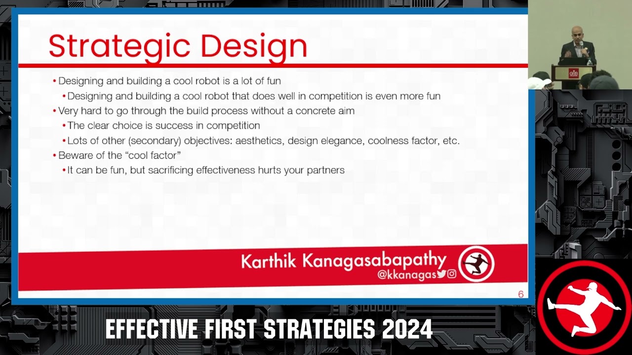 Effective FIRST Strategies 2024 | Karthik Kanagasabapathy