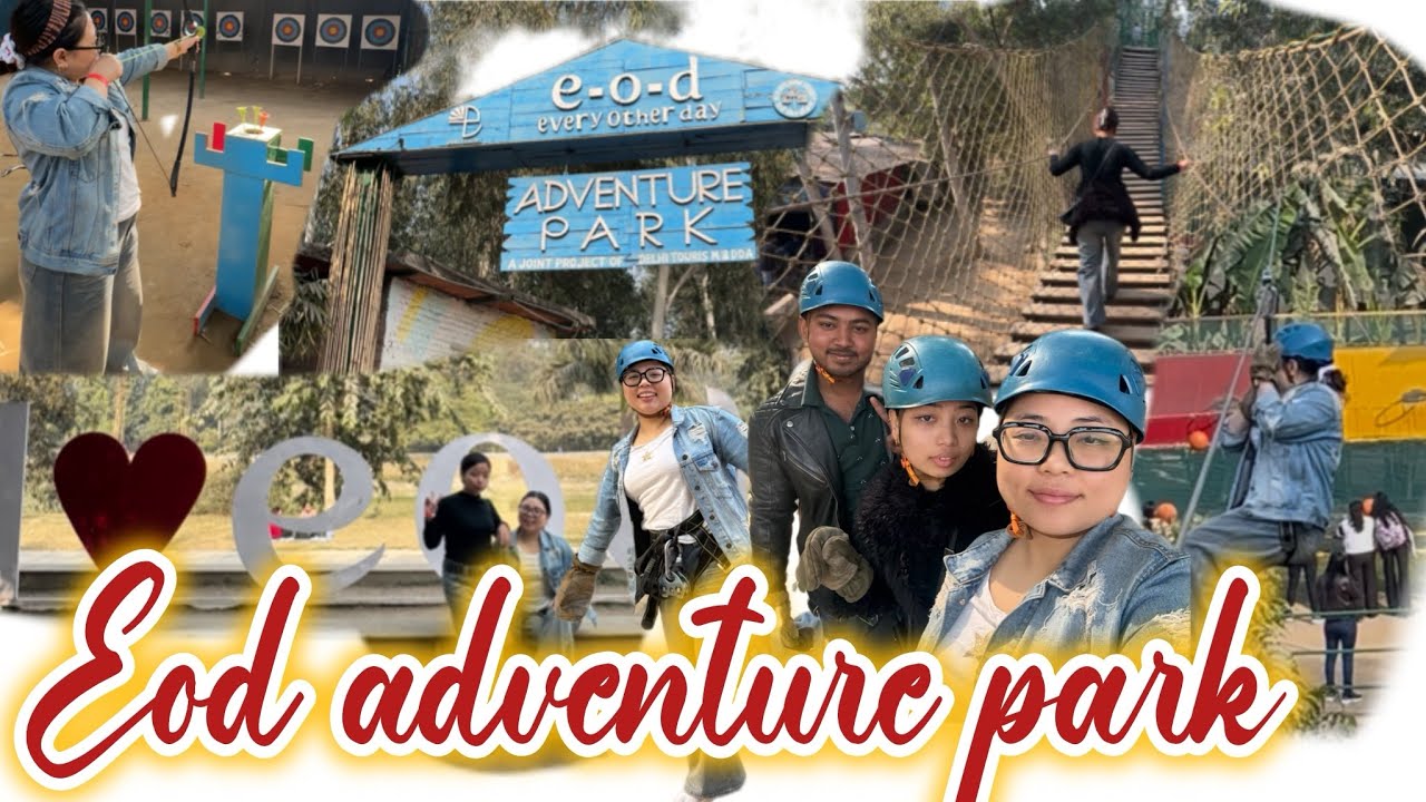 Eod adventure park😇enjoy a lot 🩷✨#goviral #vlog #weekendvibes #explorepage 
