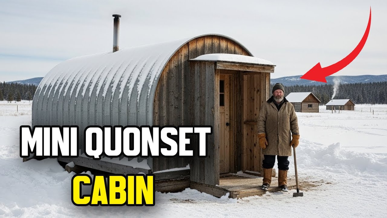 They Mocked His Quonset Mini Cabin — Until It Stayed 67° Warmer Than Any Cabin