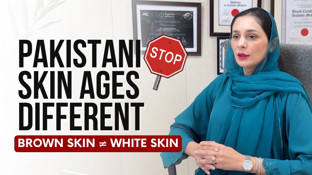 STOP Using Western Skincare! How Pakistani Skin Actually Ages | Dr. Amna Explains