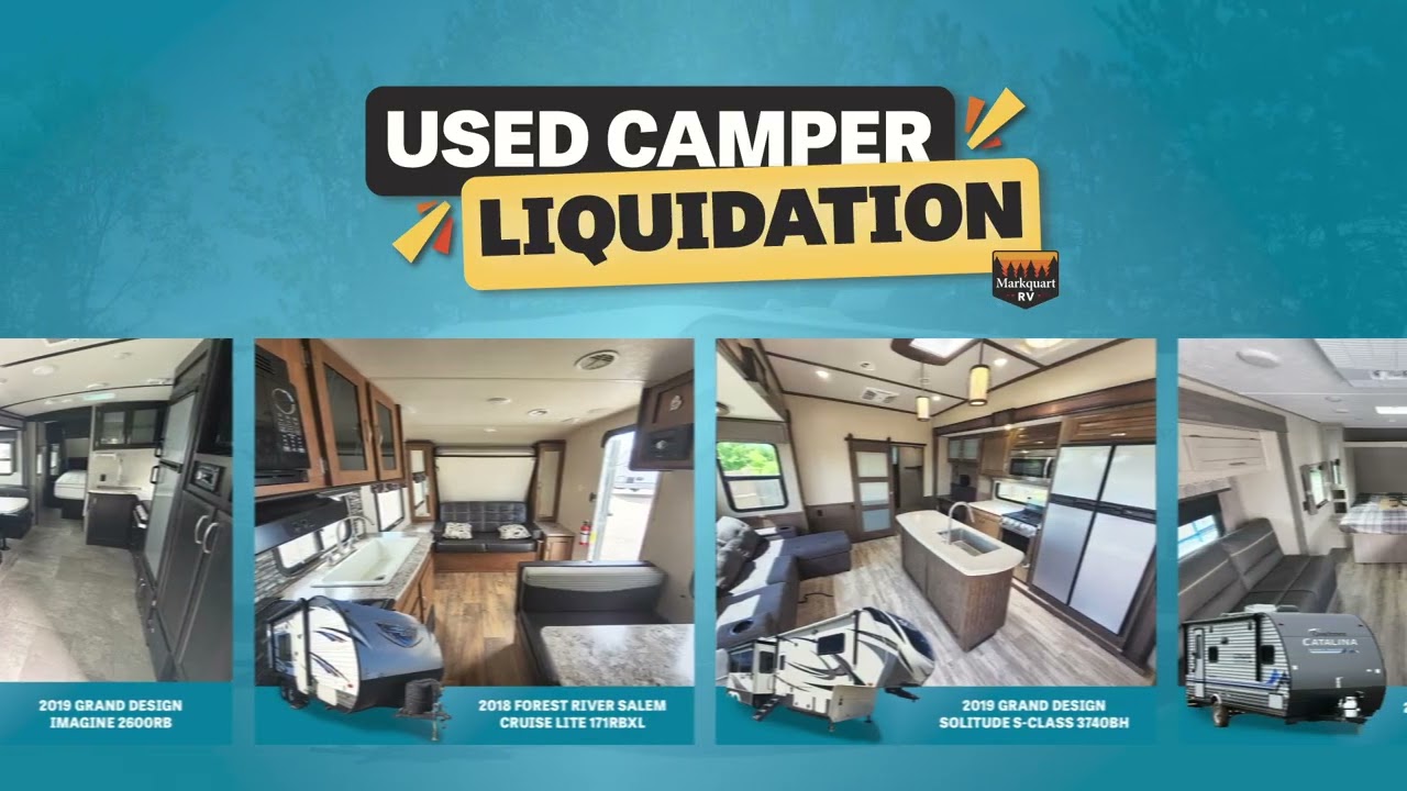 Used Camper Liquidation at Markquart RV - Burlington, WI