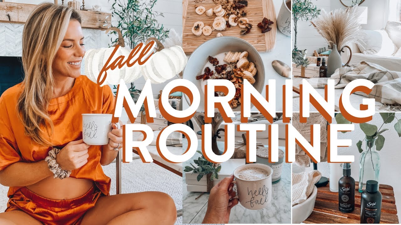 My Real HEALTHY Fall Morning Routine 2022 | cozy + productive