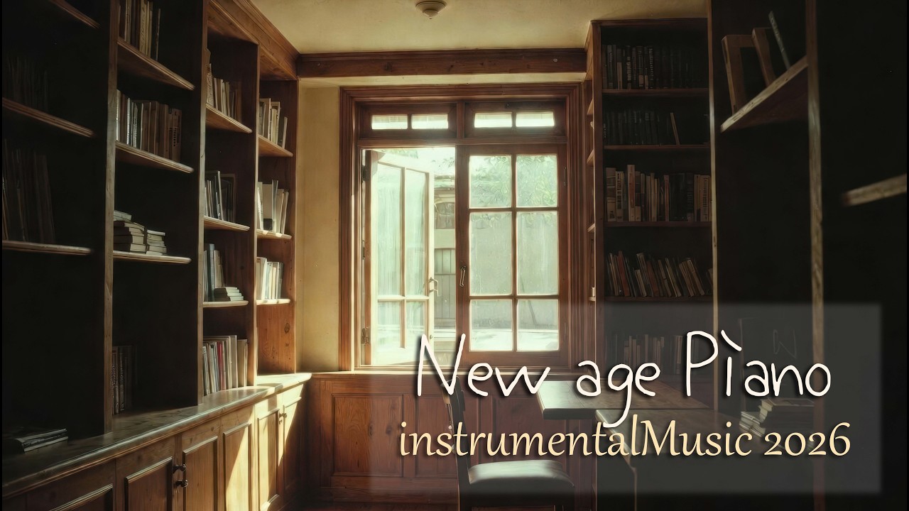 4K 1Hour New Age Piano | 📓 for ADHD at Working, Studying, Focusing