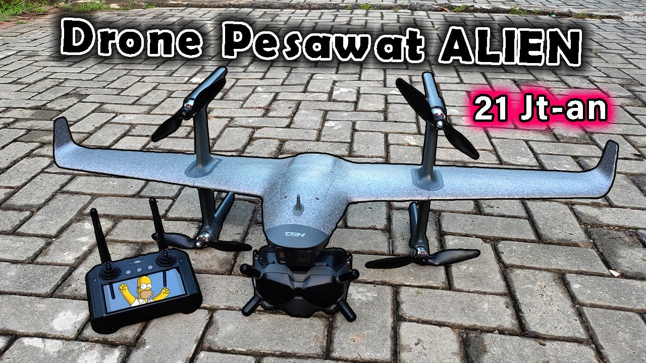 Unboxing SWAN K1 Pro Drone Pesawat VTOL Cgit Einsteins Indonesia👍