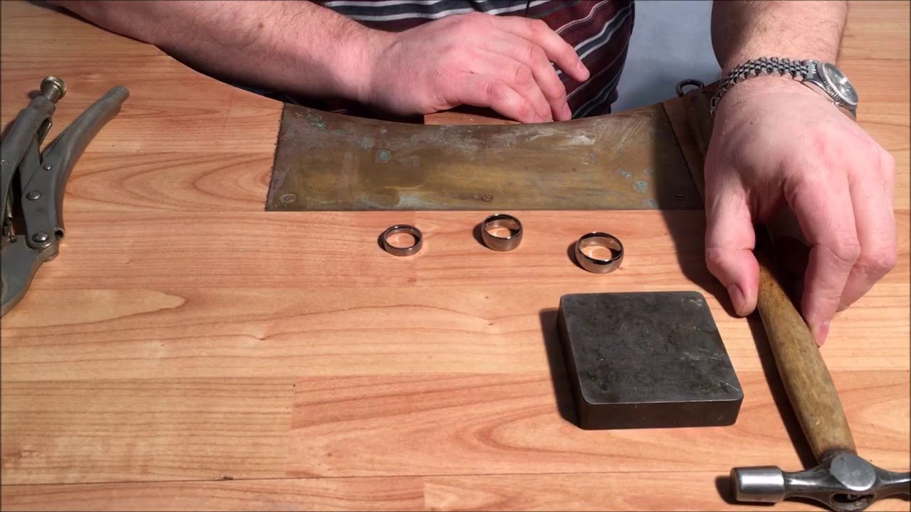 Emergency Removal of Tungsten Carbide Ring using a hammer and steel block