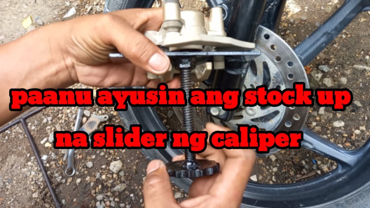 paano magpalit ng discpad ng XRM 125 at paanu ayusin ang stockup na slider ng caliper