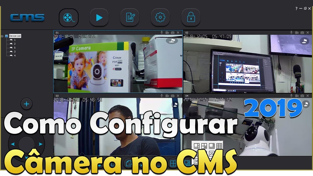 PROGRAMA CMS CLIENT CÂMERA IP ACESSO E LOGIN PASSO A PASSO ATUALIZADO 2019