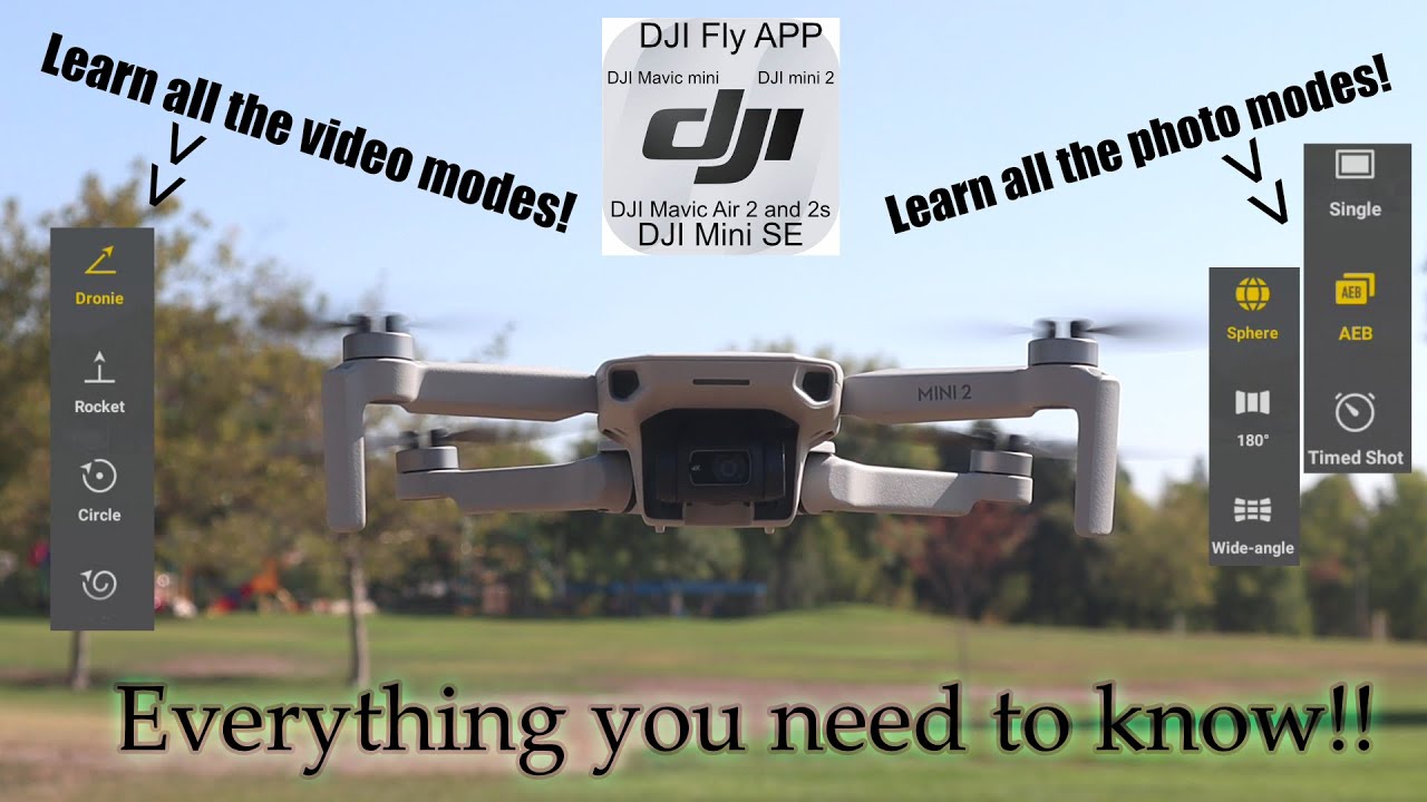 DJI Fly App Full Tutorial (Part 2) DJI Mavic Mini, DJI Mini 2 and DJI Mini SE