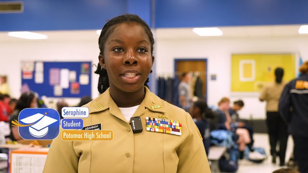 Potomac High School competes at NJROTC event held at Osbourn Park High School