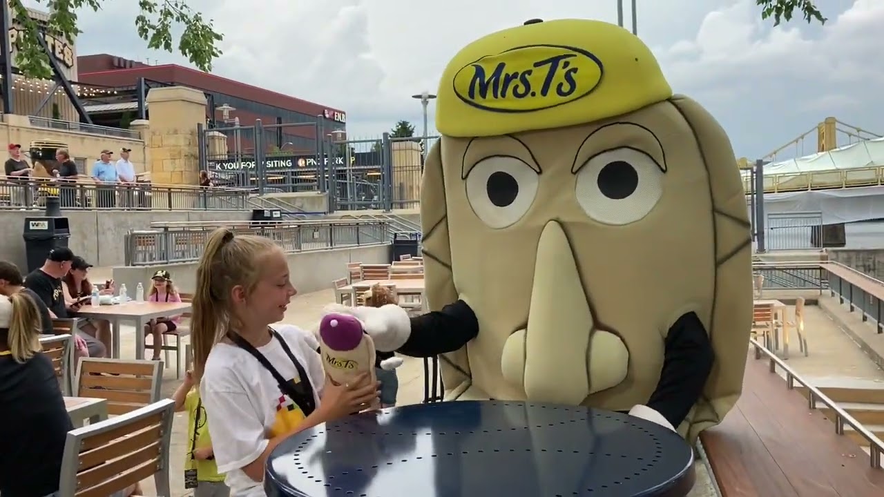 Meeting the Pierogies at a Pittsburgh Pirates Game!