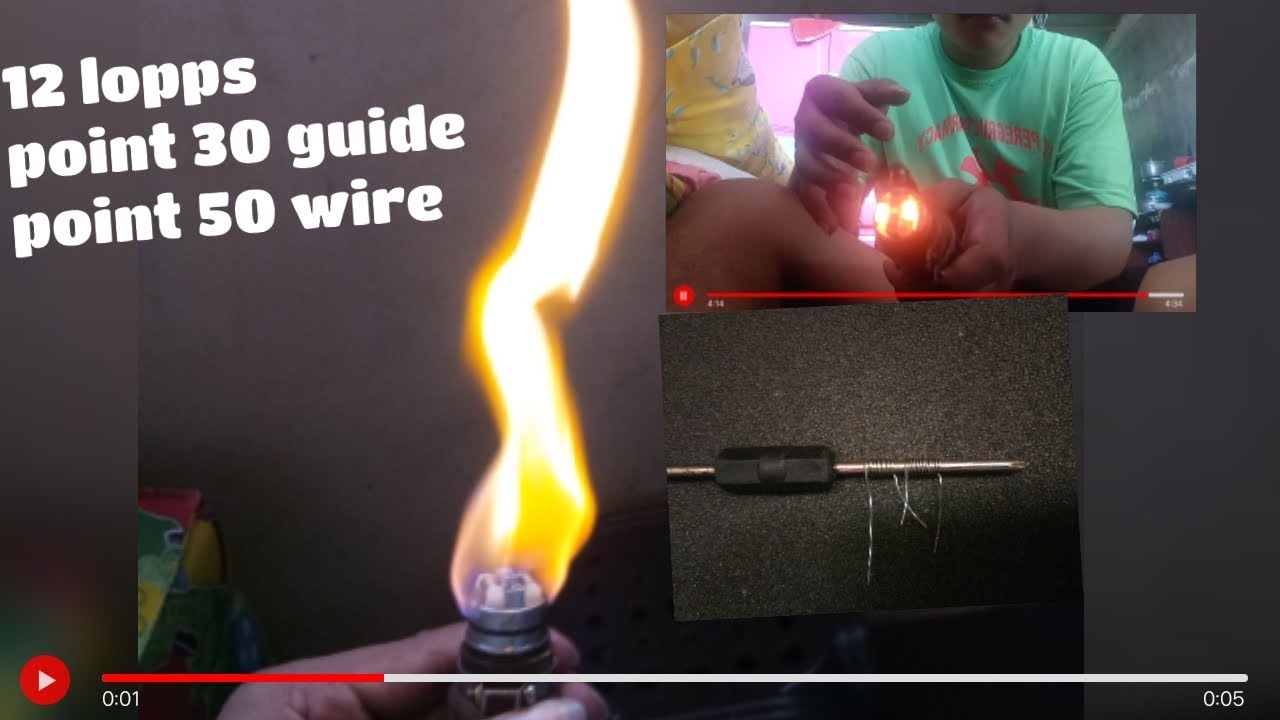 sieris vape build point 30 guide 12 loops point 50 wire(sabog)