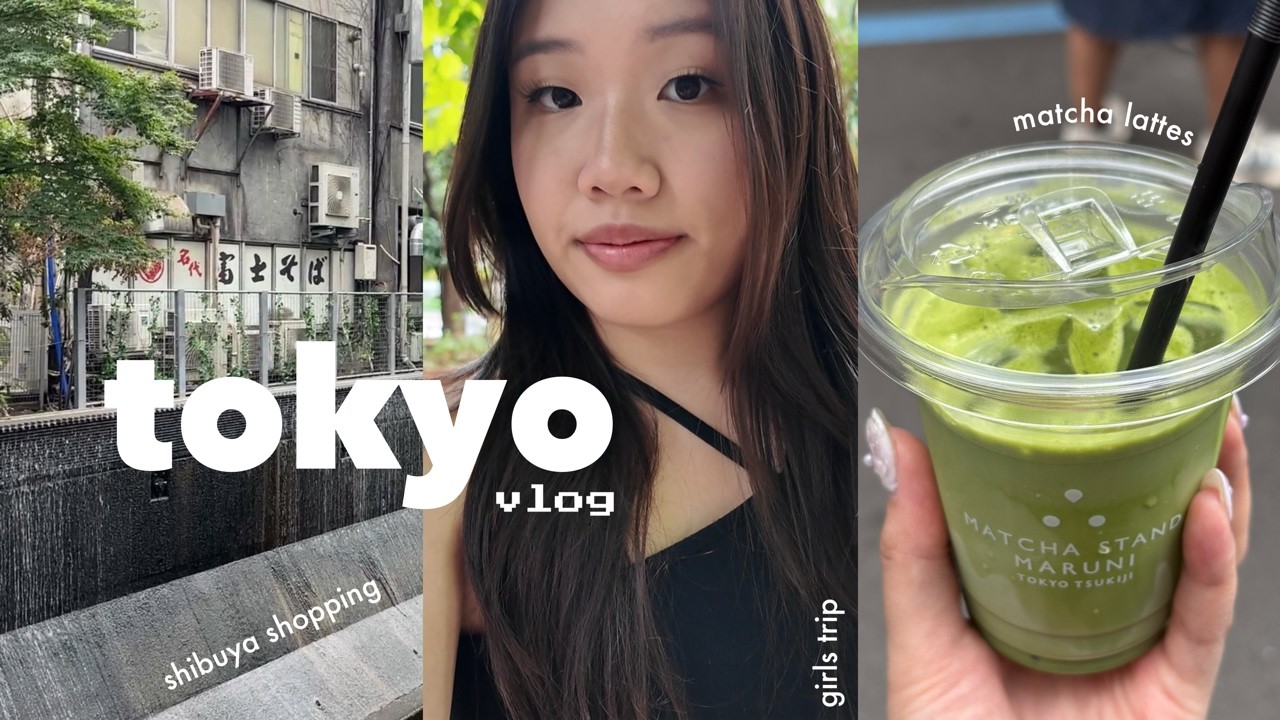 TOKYO, JAPAN vlog 🍵: shibuya shopping, matcha lattes, sandos, pudding, onitsuka, glasses, brandy