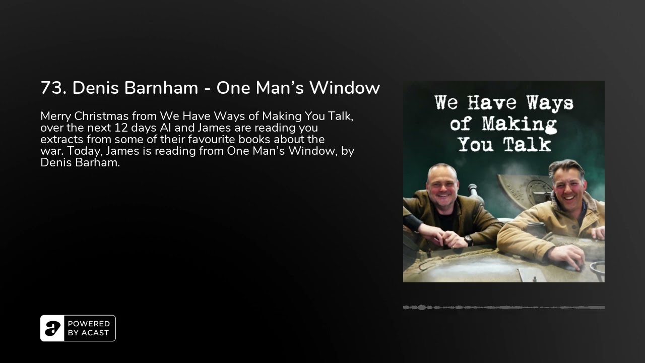 73. Denis Barnham - One Man's Window