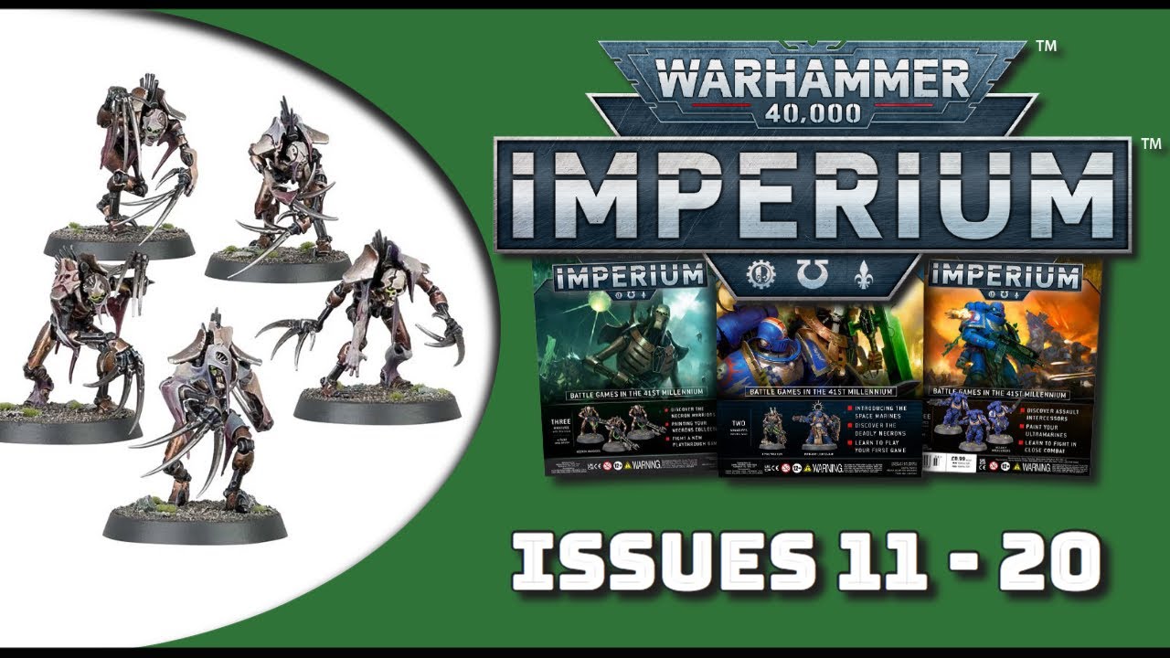 Warhammer 40K - Imperium magazine Issues 11-20 - Review with painted minis