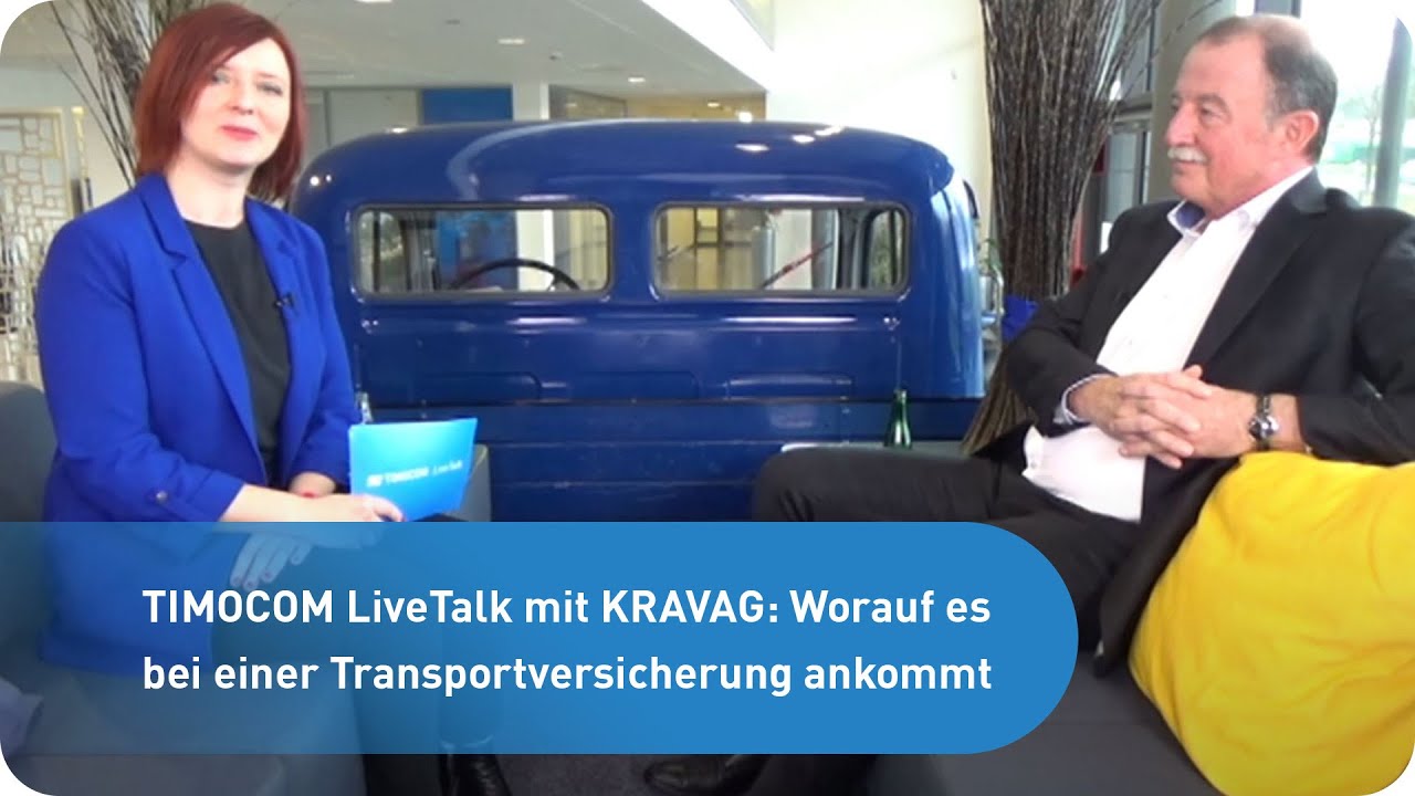 TIMOCOM LiveTalk mit KRAVAG: Worauf es bei einer Transportversicherung ankommt