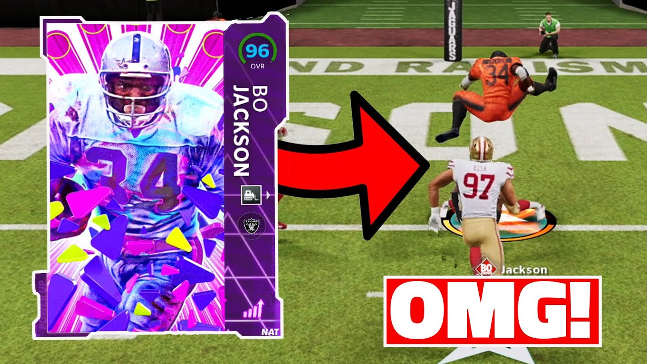 BO JACKSON HURDLES EVERYONE! INSANE GAME- Madden 22 Gameplay
