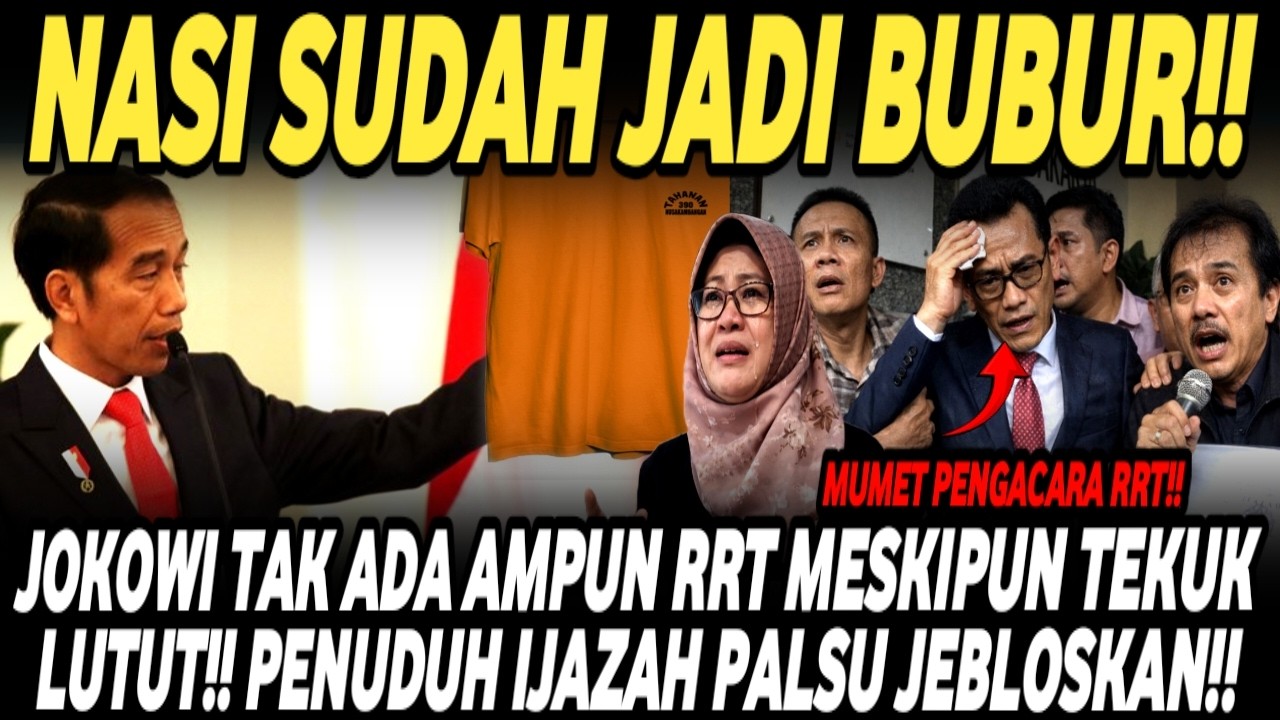 JOKOWI TAK ADA AMPUN MESKIPUN TIFA CS & ROY SURYO TEKUK LUTUT? PENUDUH IJAZAH PALSU LAYAK DIPENJARA?