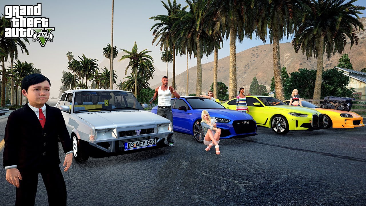 SÜLEYMAN ARKADAŞLARININ ARABALARIYLA YARIŞIYOR! KİM DAHA HIZLI? - GTA 5 ATEŞ'İN HAYATI