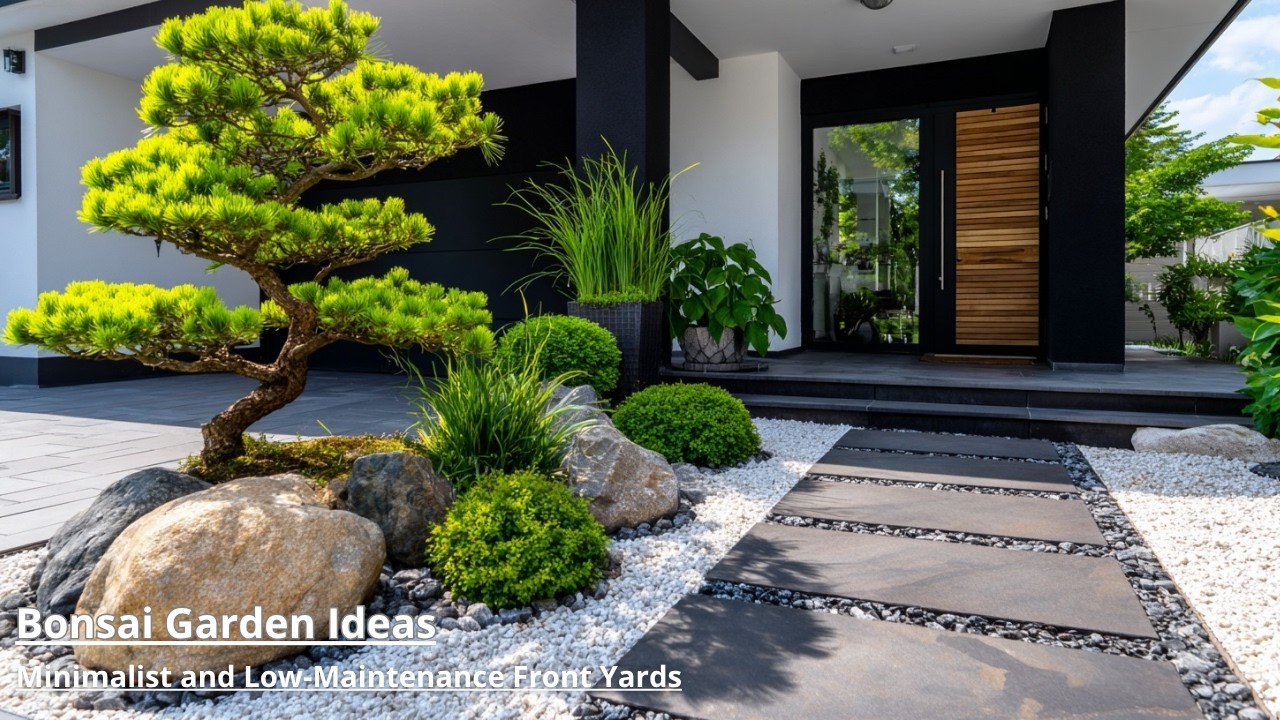 21 Stunning Bonsai Tree Ideas for Modern Front Yard Landscaping