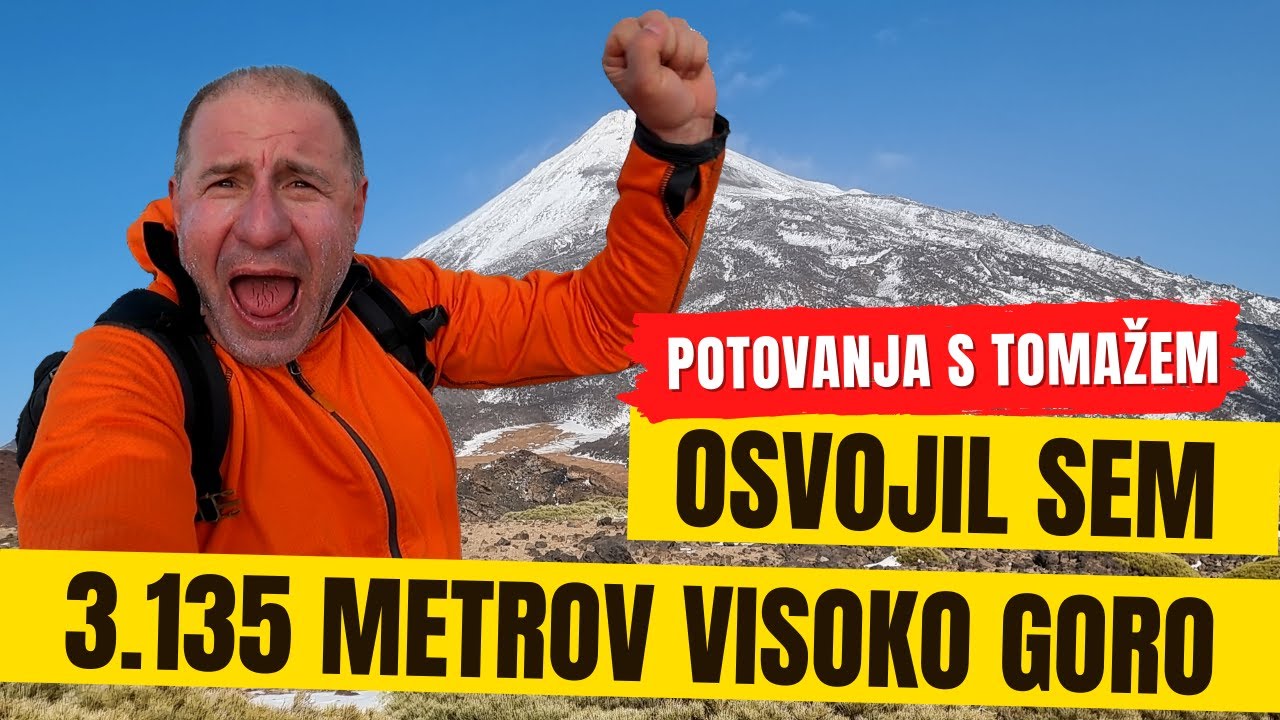 Osvojil sem 3.135 metrov 😲 visok vulkan Pico Viejo 🤪 - Potovanje na Tenerife 6. dan