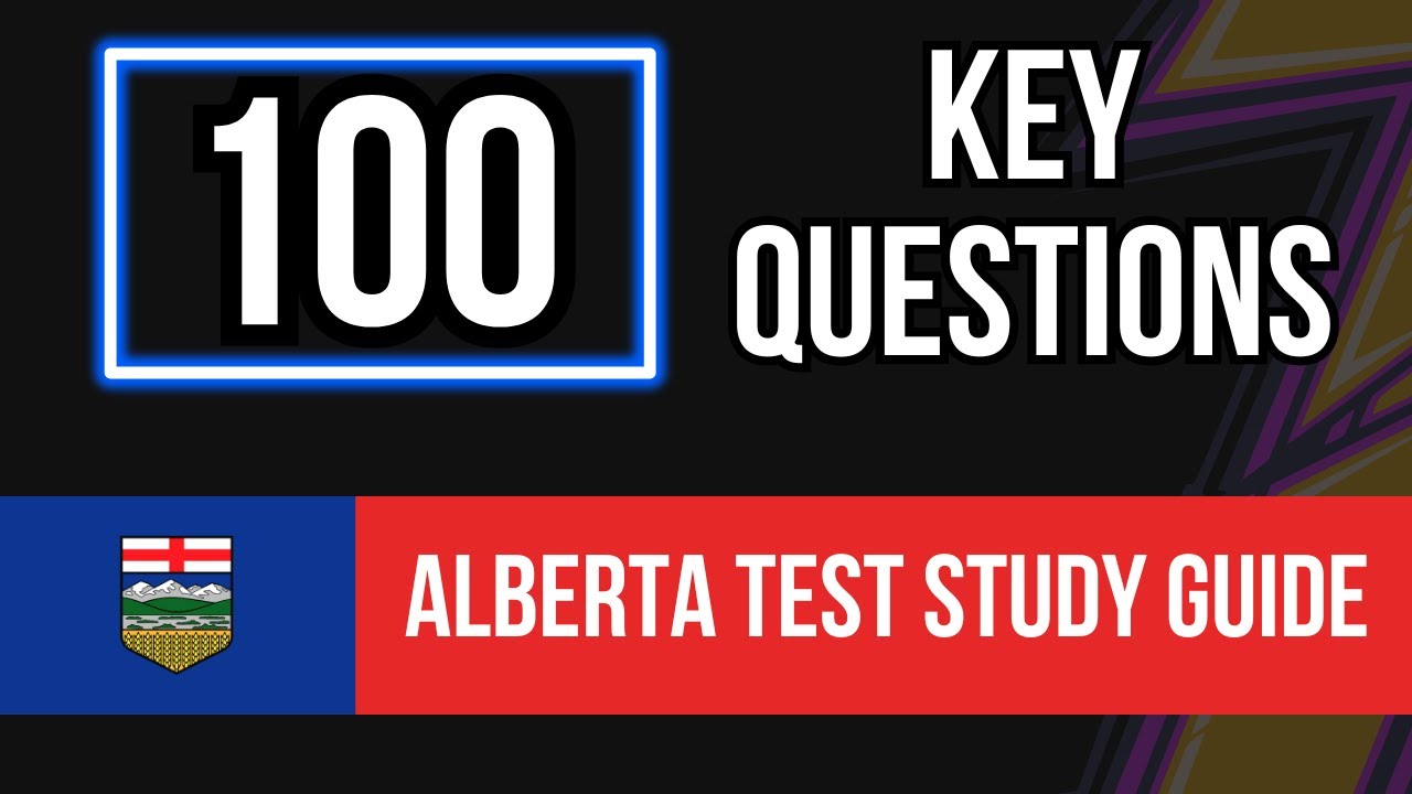 Alberta Learners Test Study Guide (100 Key Questions)