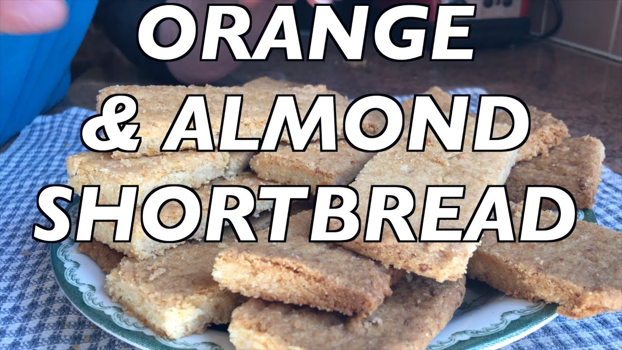 Shortbread with Orange, Almond, and Butter,, very quick and easy to make with Miss Wendy
