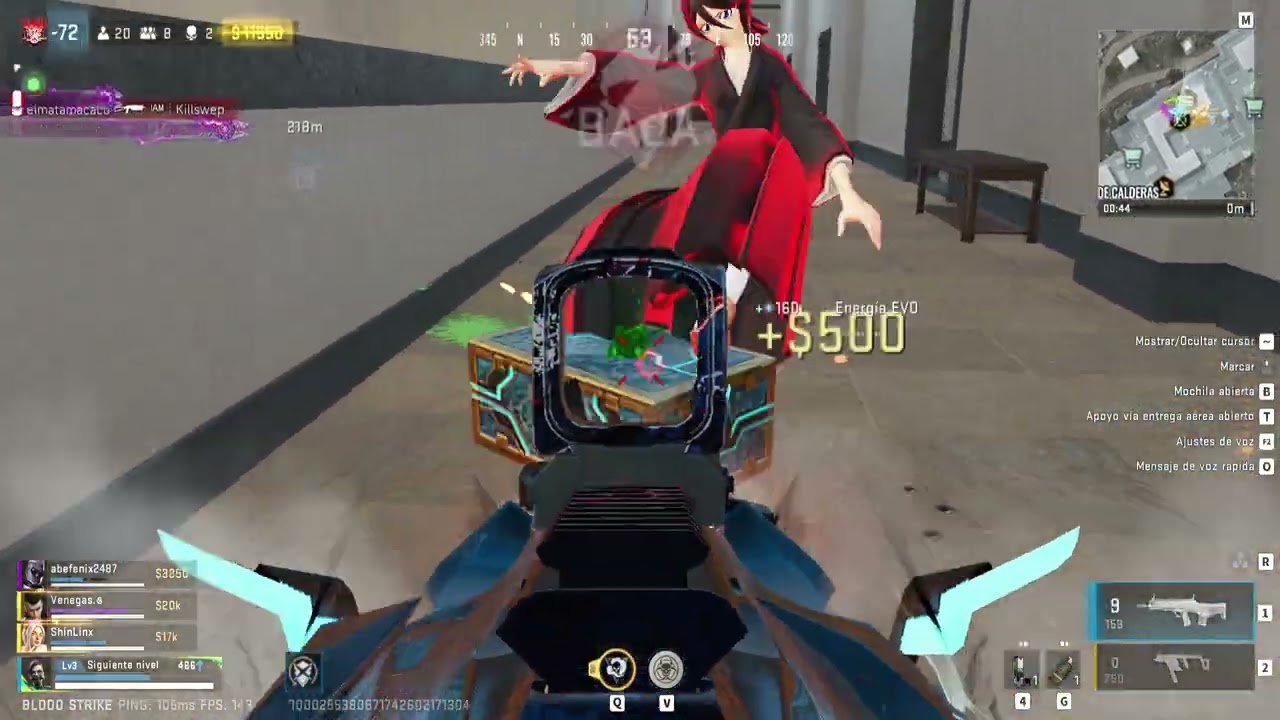 BloodStrike - Partidas en Mitico, Porfin una partida tranquila durante la semana