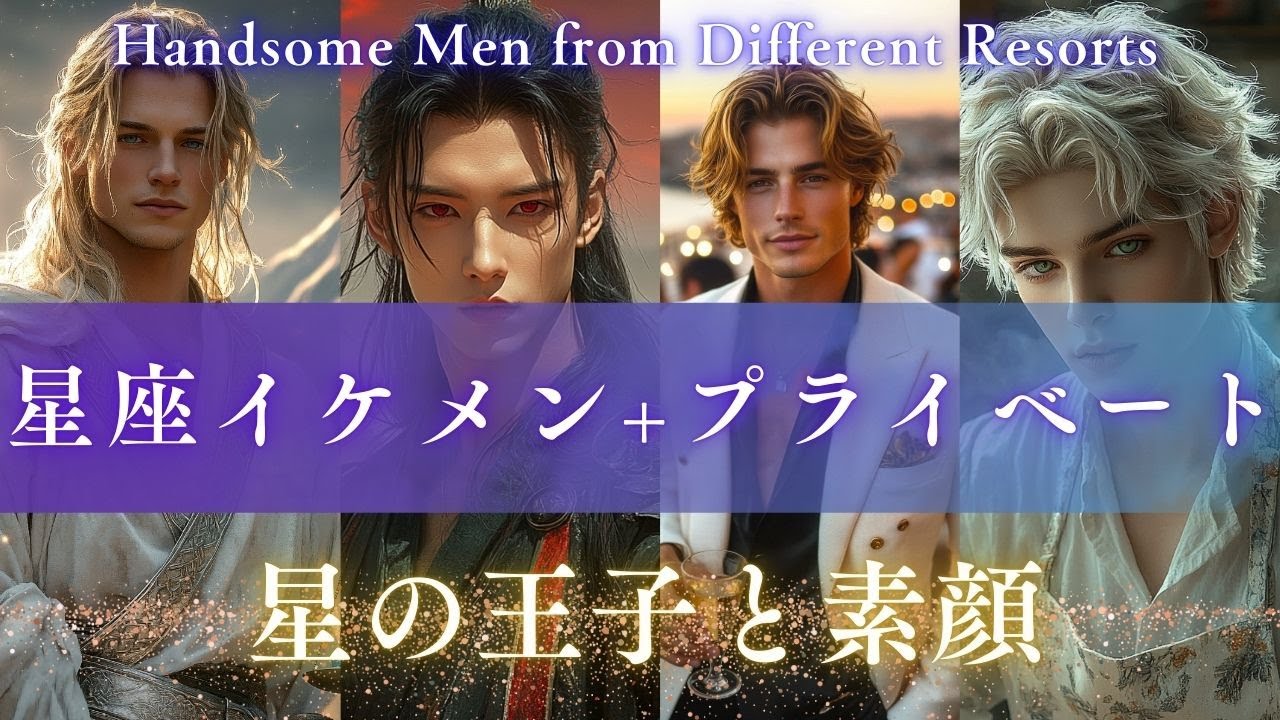 【12星座】星座イケメンとプライベートの姿｜表と裏の星の王子たち 12 Zodiac Handsome Men | Fantasy Guardians & Private Versions