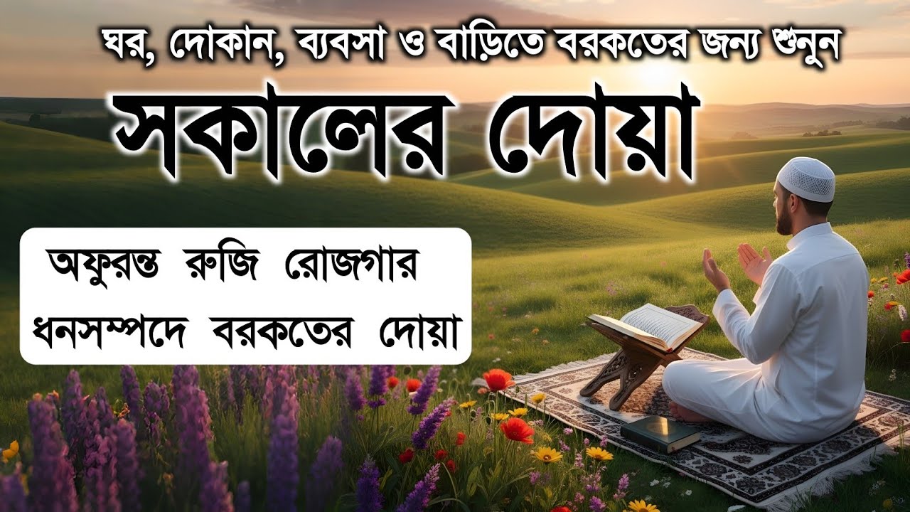 সকালটা শুরু হোক হৃদয় শীতল করা বরকতময় আয়াত দিয়ে। সকালের দোয়া ও জিকির। Morning Dua Full by Alaa Aqel