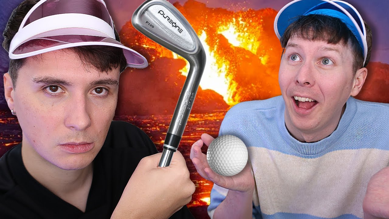 OUR BALLS ARE ON FIRE - Dan and Phil Play: Golf With Friends #8