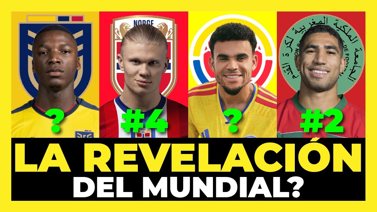 Top 10 Selecciones Revelación del Mundial 2026 🇪🇨🇲🇦🇨🇴🇳🇴🇸🇳🇯🇵🏆