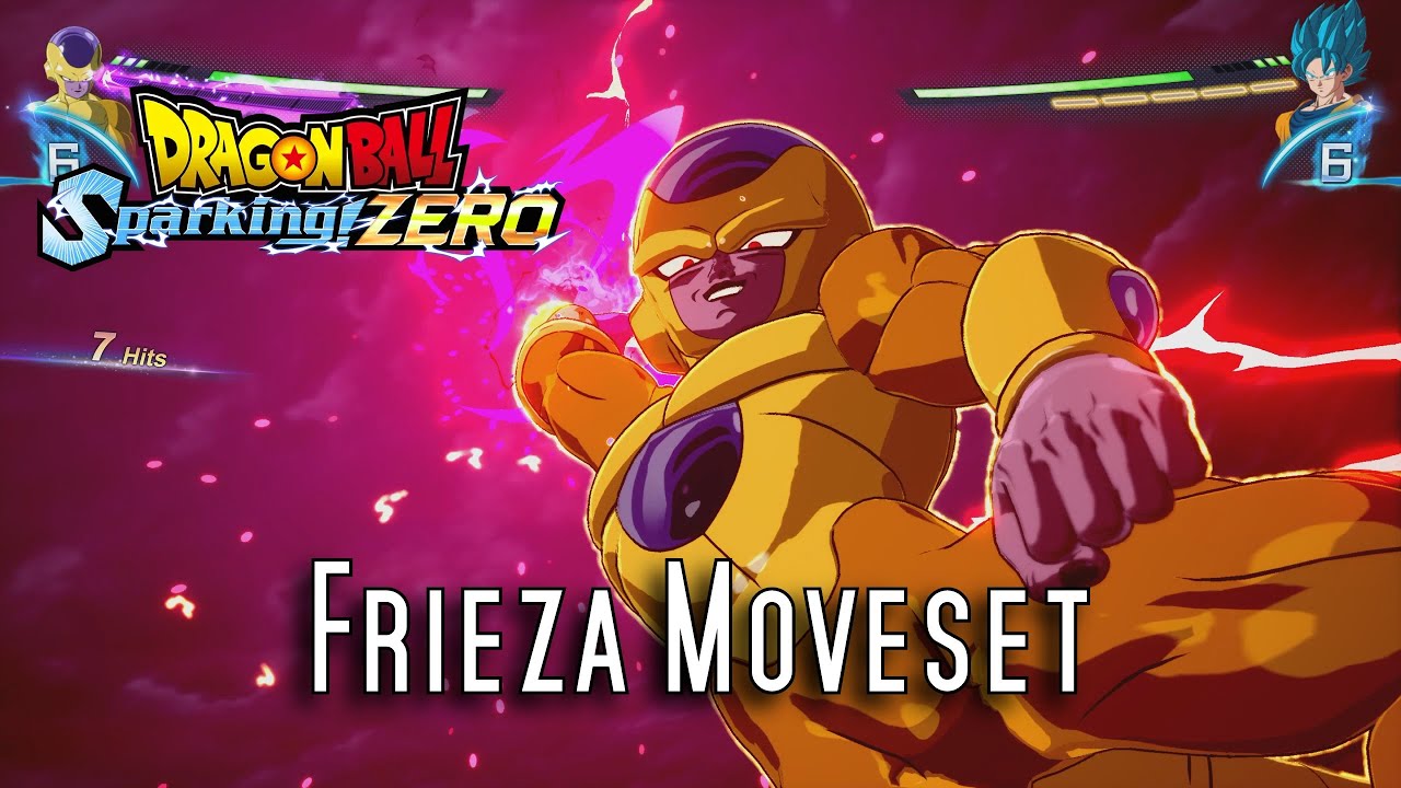 Dragon Ball Sparking ZERO Frieza Moveset