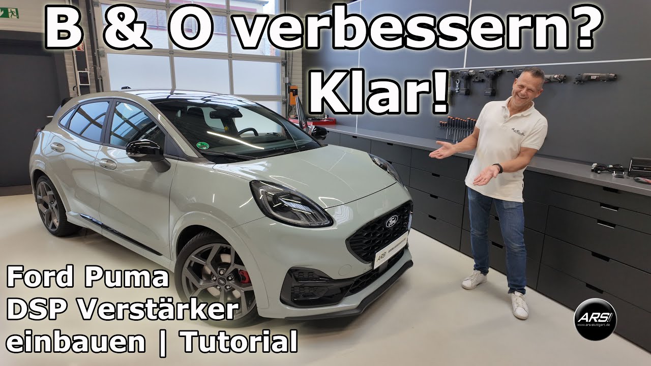 Ford Puma mit B&O | Soundsystem Verbesserung dank DSP Verstärker Plug & Play | Einbaututorial