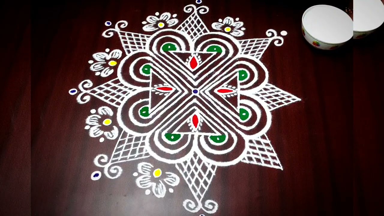 🏡सर्वात सोप्या दोन रांगोळ्या काढायला शिकूया खूपच सोप्या दोन रांगोळ्या शिकूया easy to rangoli design