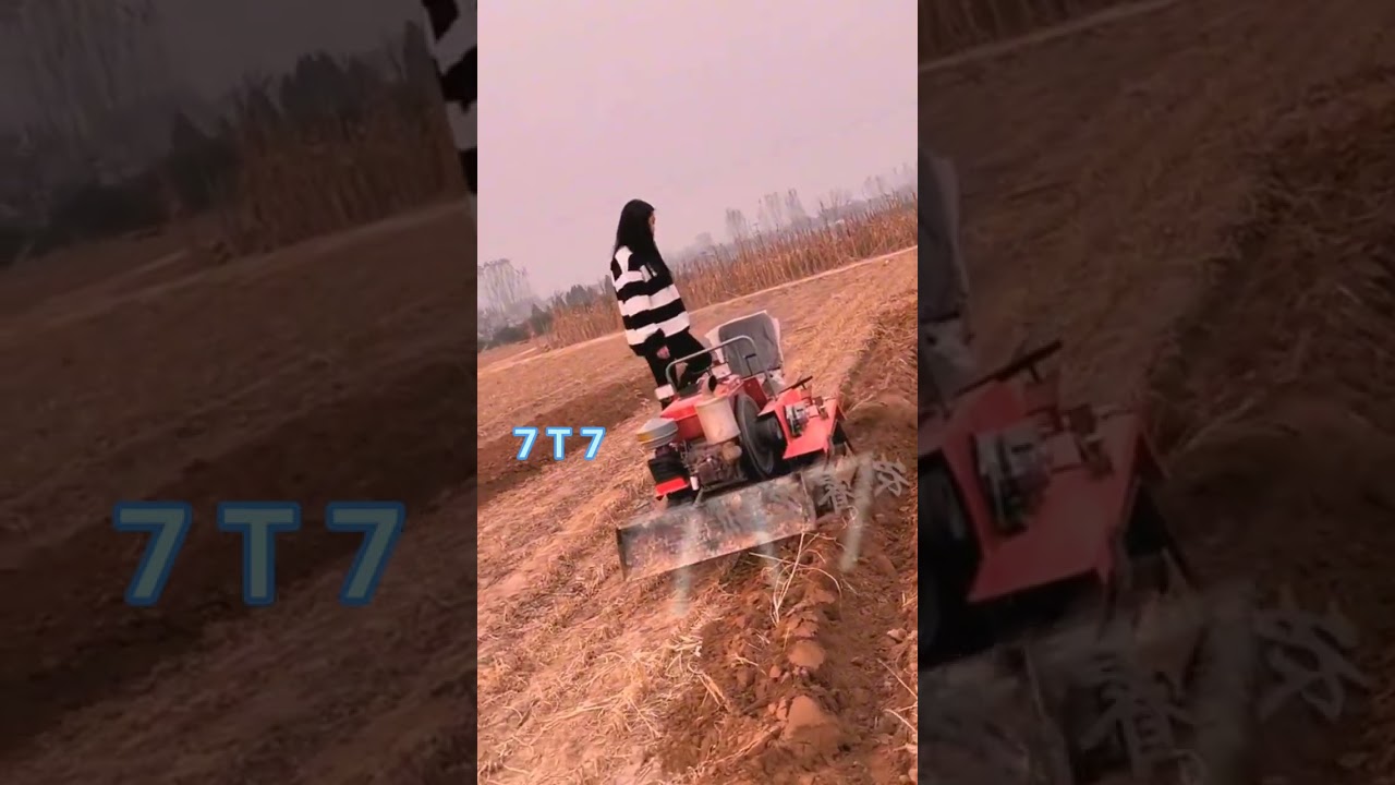 Tractor #Plow #Cultivator #Multi-function Plow easy use. Tr573