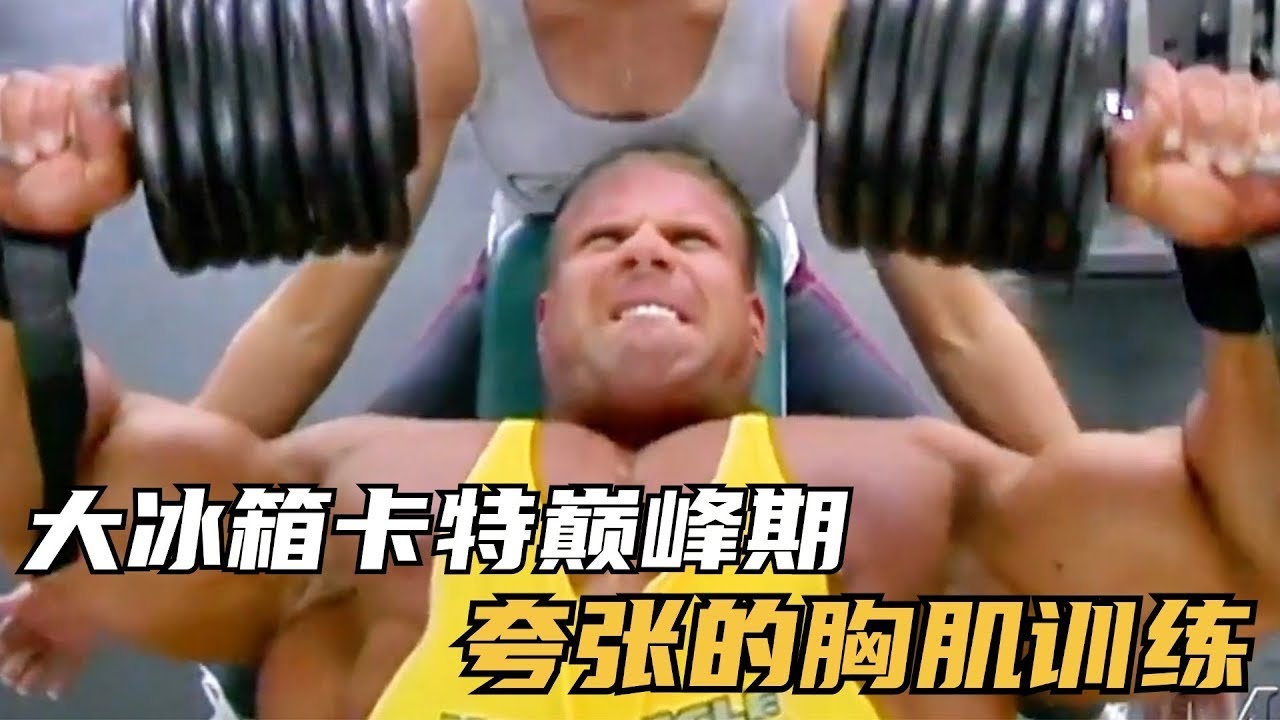 【合集】大冰箱卡特巅峰期的胸肌训练，夸张的容量