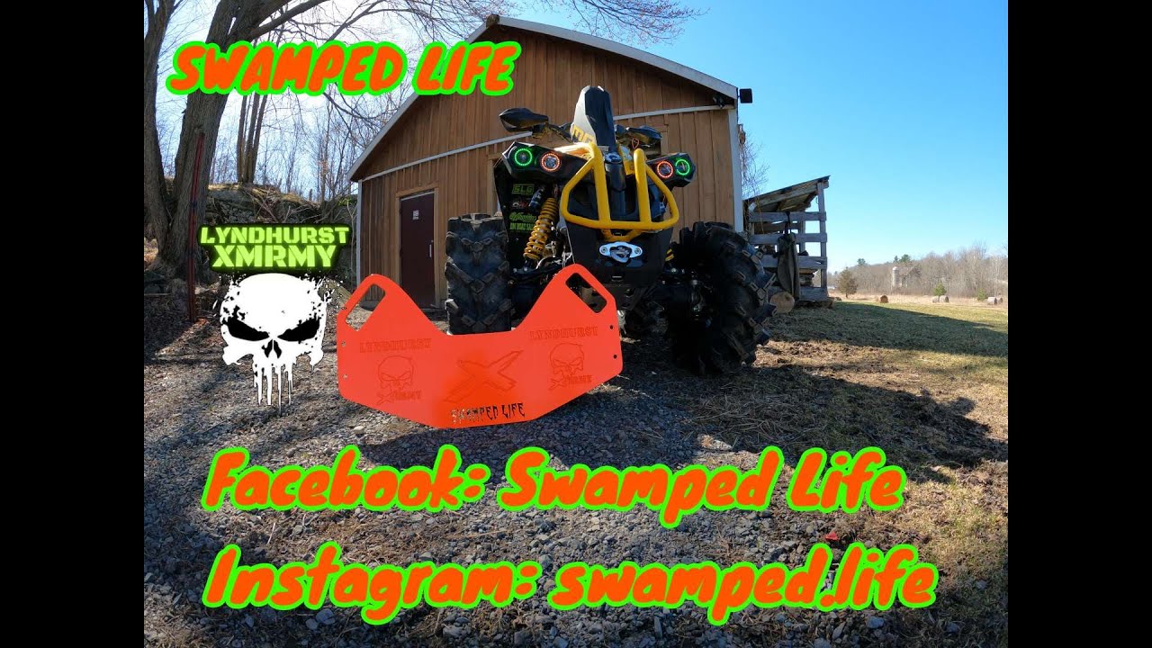 HOW TO INSTALL SWAMPED LIFE REAR RACK 2021 CANAM RENEGADE 1000 XMR