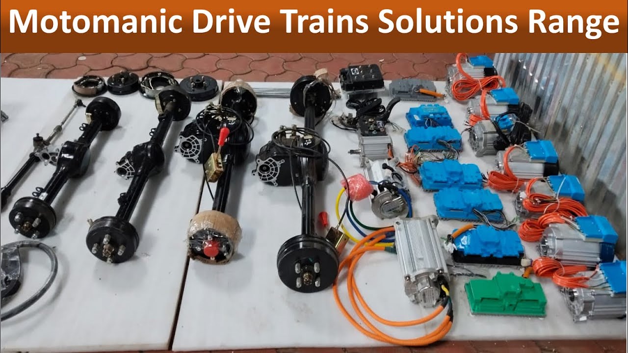 Range of drive train solution | pmsm motor | ipm motors | bldc motor | differential axles | steering