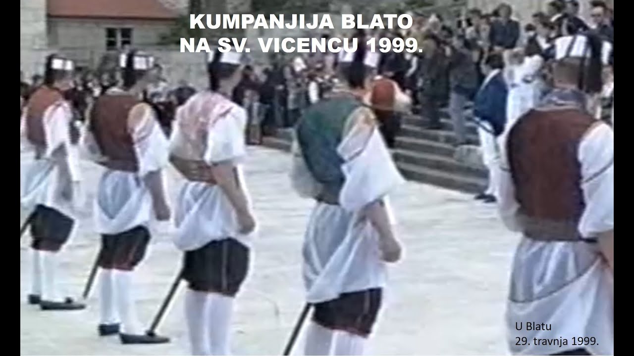 Kumpanjija Blato na sv.  Vicencu  1999.