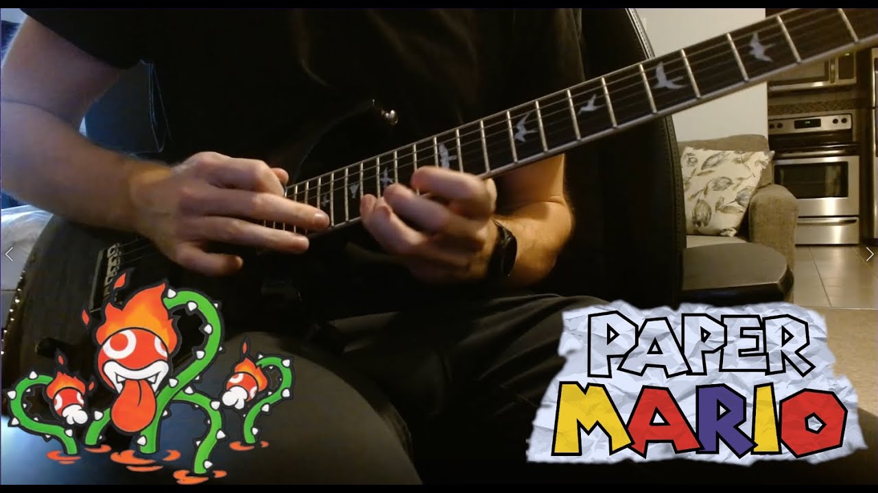Paper Mario - Lava Piranha (Guitar Cover)