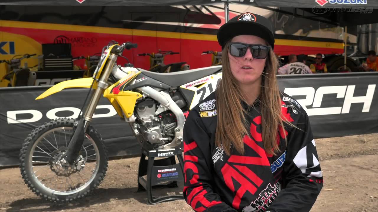 Vicki Golden Tests the 2015 RM-Z450