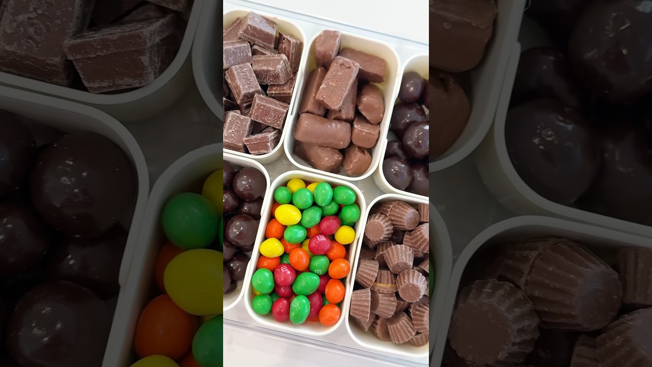 *ASMR* CHOCOLATE SNACK BOX RESTOCK #asmr #restock #chocolate #snacks
