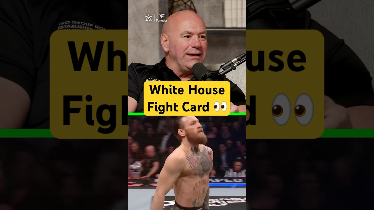 McGregor WILL FIGHT at the White House! 🤯🚨